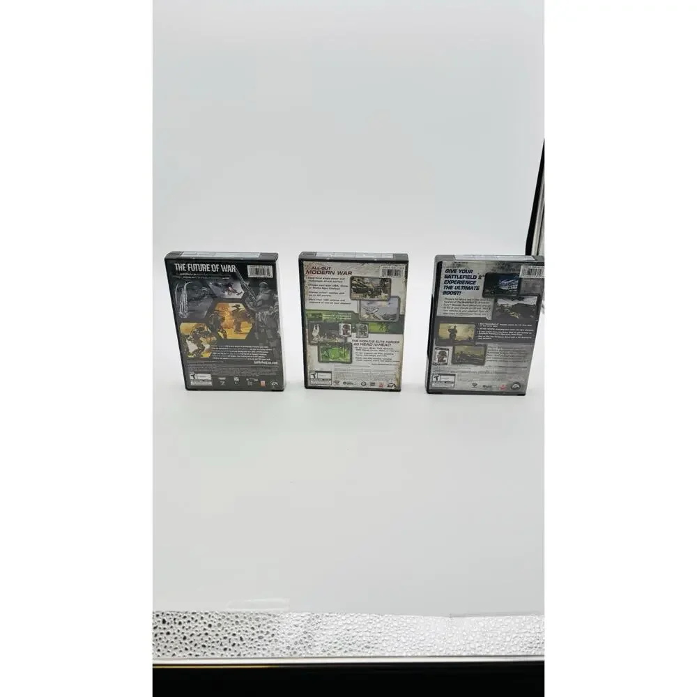 PC Battlefield Game Lot Of 3 Battlefield, Booster Pack & 2142 All In VG Cond
